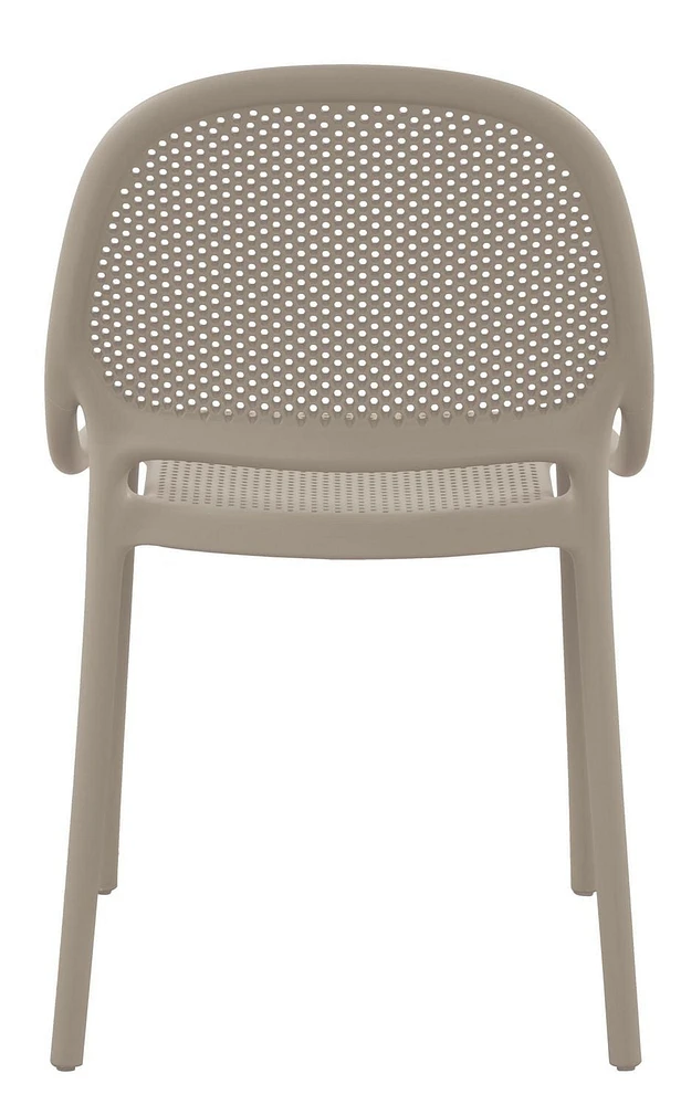 Chaise à dîner sans accoudoirs Summer Greige (4 chaises/boîte)