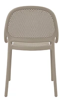 Chaise à dîner sans accoudoirs Summer Greige (4 chaises/boîte)