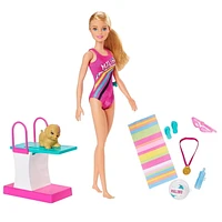 Barbie – Dreamhouse Adventures – Poupée Nageuse et accessoires