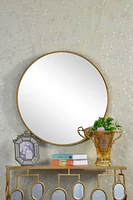 Plata Décor Round Mirror 32"D