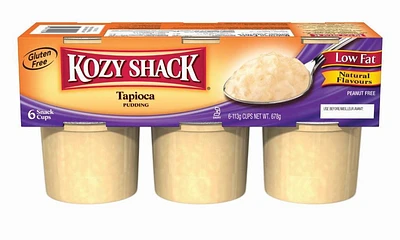 Kozy Shack Gluten Free Tapioca Pudding, 6 x 113g Cups, 678g