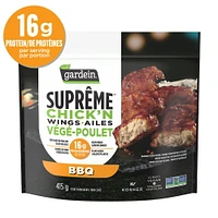 Ailes de végé-poulet BBQ SuprêmeMC Gardein®, 415 g GARDEIN SUP CHICKEN WING BBQ