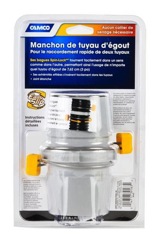 Camco 39163 Manchon de tuyau d'égout Joint étanche