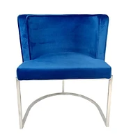 Chaise de salle à manger canadienne Cendrillon bleu