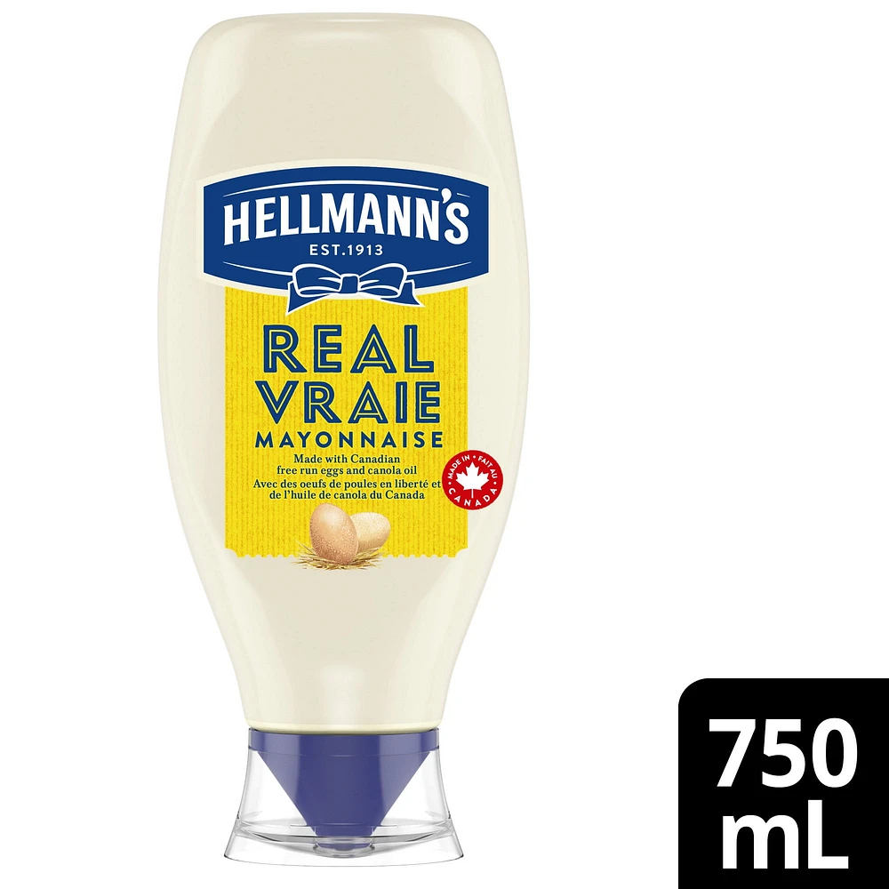 Hellmann's Real Mayonnaise, 750 mL Mayonnaise