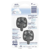 Febreze LIGHT Odor-Fighting Car Freshener Vent Clip Sea Spray