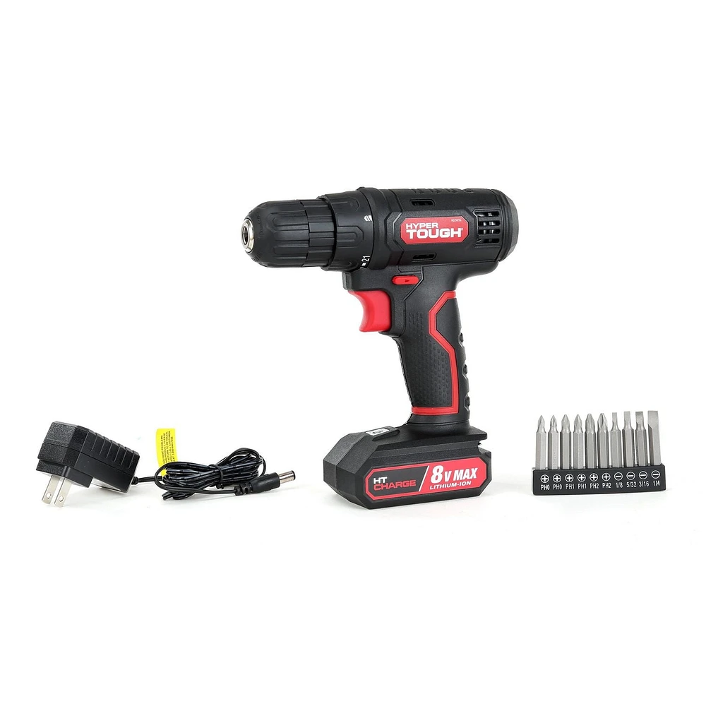 PERCEUSE SANS FIL À PILE AU LITHIUM-ION DE 8 VOLTS MAX Tension nominale: 8V MAX