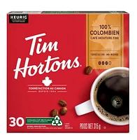 Tim Hortons 100% Colombian Dark Medium Roast Coffee, Keurig K-Cup 30ct Pods