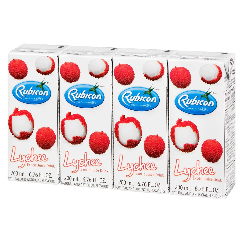 Jus Litchi Rubicon - 200ml Cree en utilasant les meillures Litchi.