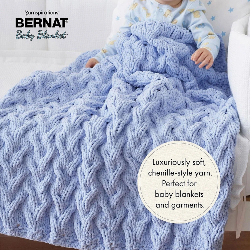 Bernat® Fil Baby Cover™, Polyester #6 Super Volumineux, 10,5oz/300g