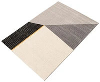 ECARPET Modern Area Rug for Dining Room, Living Room, Bedroom or Den Visby Black