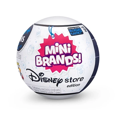 5 Surprise Mini Brands Disney Store Series 1 Mystery Capsule Collectible Toy