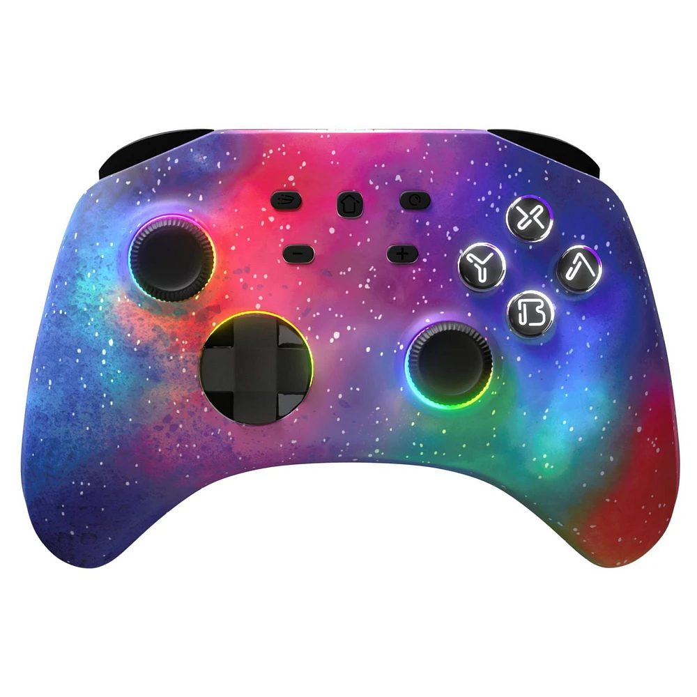 Surge Wireless Pro Controller for Nintendo Switch, Windows PC, Steam Deck, Android & iOS - Supernova Edition