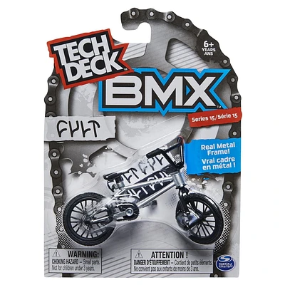 Tech Deck, BMX Finger Bike, Cult, Silver/Black, Series 15