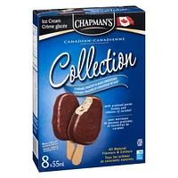 Chapman's Canadian Collection Caramel Praline Bumpy Ice Cream Bar, 8 x 55mL