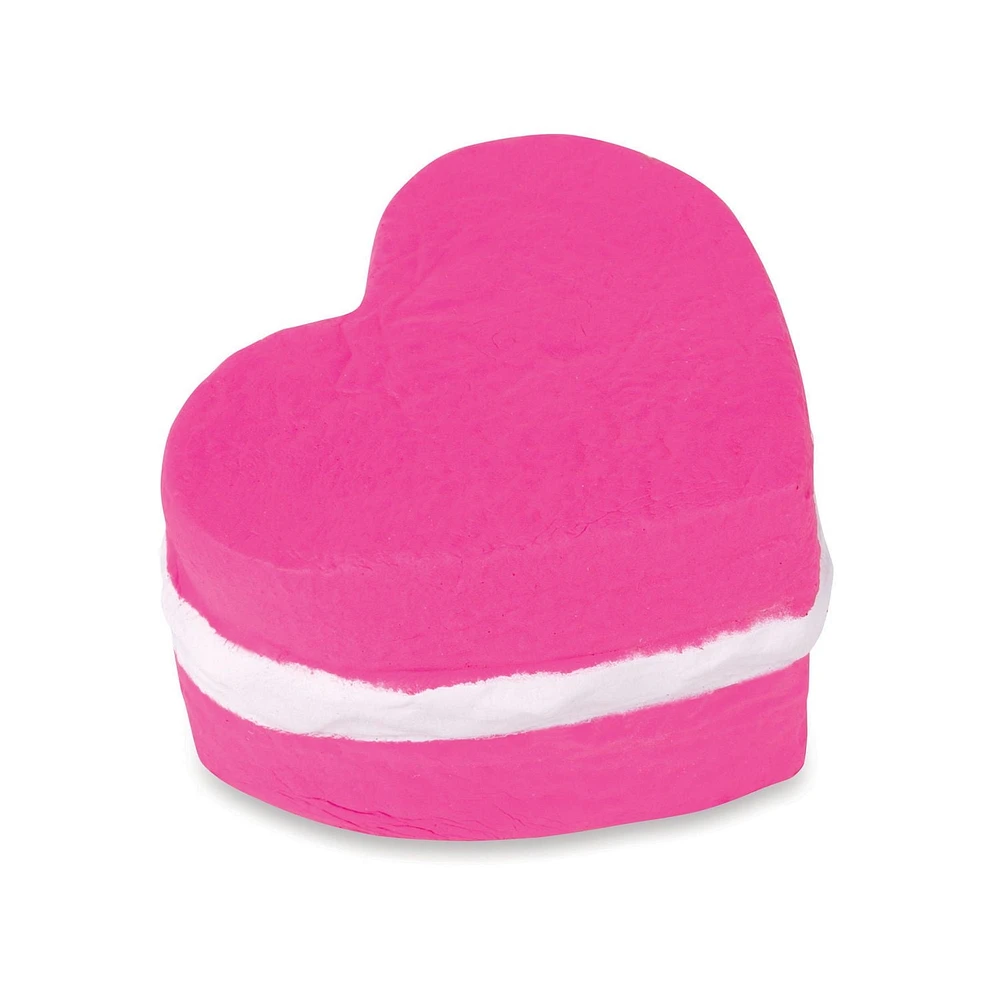 Jouet gâteau en cœur à la fraise Soft'n Slo Squishies de The Orb Factory
