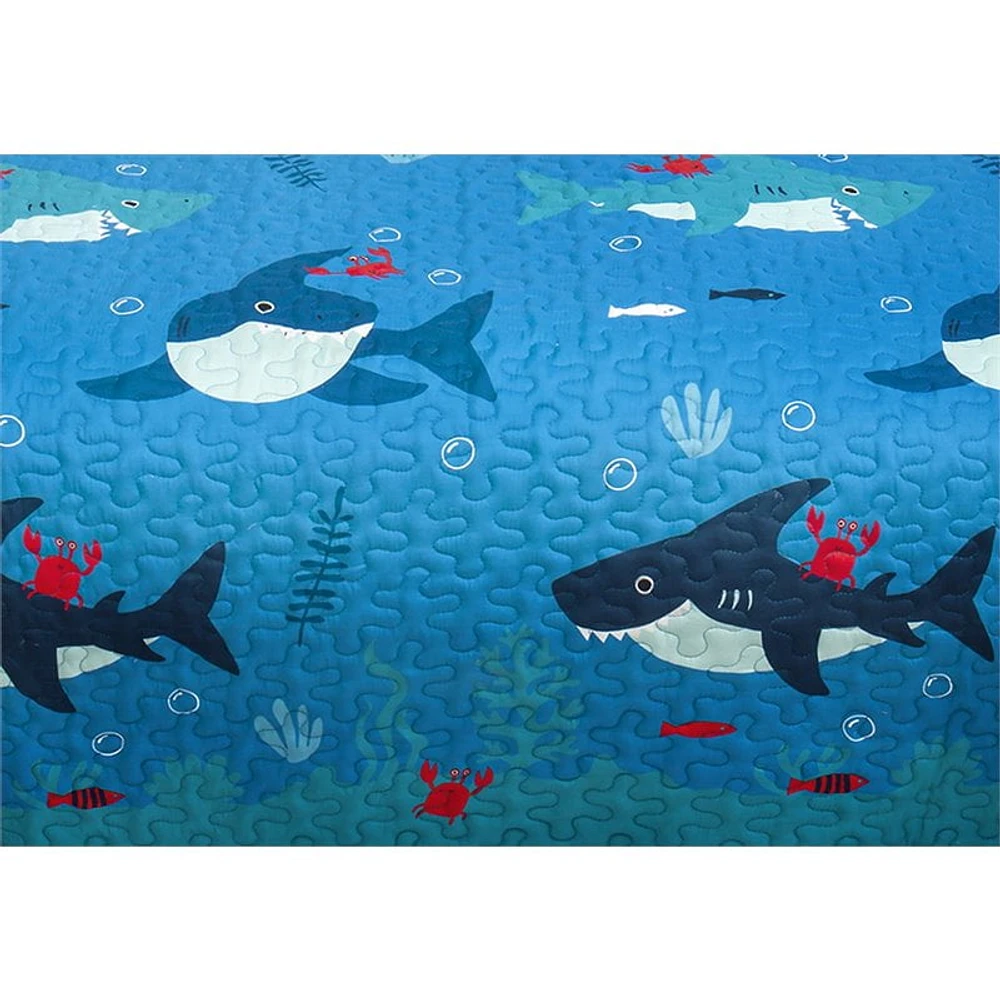 Safdie & Co. Courtepointe 3PC Ens DQ Requin