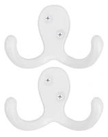 era Welcome Hooks, 2-Pack White, 2.75in x 1.87in
