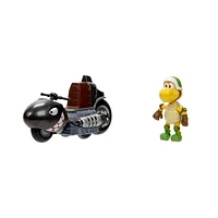 Super Mario Bros Le Film – Figurine 2,5" avec Voiture de course à tirer vers l'arrière - Koopa Troopa