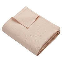 HOMETRENDS Waffle Blanket, 100% cotton