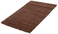 ECARPET Lotus Mod Dark Brown Shag 4'0" x 5'8"