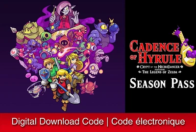 Cadence of Hyrule: Crypt of the NecroDancer Featuring The Legend of Zelda Season Pass DLC - Nintendo Switch [Digital Code]