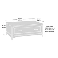 Sauder® Collection Coral Cape Table basse, Finition Sindoori Mango®, 423809