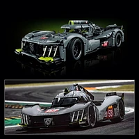 LEGO Technic PEUGEOT 9X8 24H Le Mans Hybrid Hypercar 42156 Collectible Race Car Building Kit for Adults and Teens