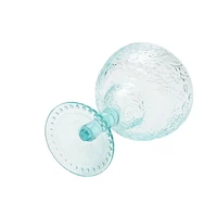 The Pioneer Woman, Verre à cocktail Margarita Tritan Ditsy bleu sarcelle 17,7 oz, 1 pièce
