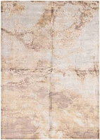 ECARPETGALLERY 5'3" x 7'6" Carved Galleria Hand Loomed Area Rug for Living Room, Dining Room and Bedroom in Grey