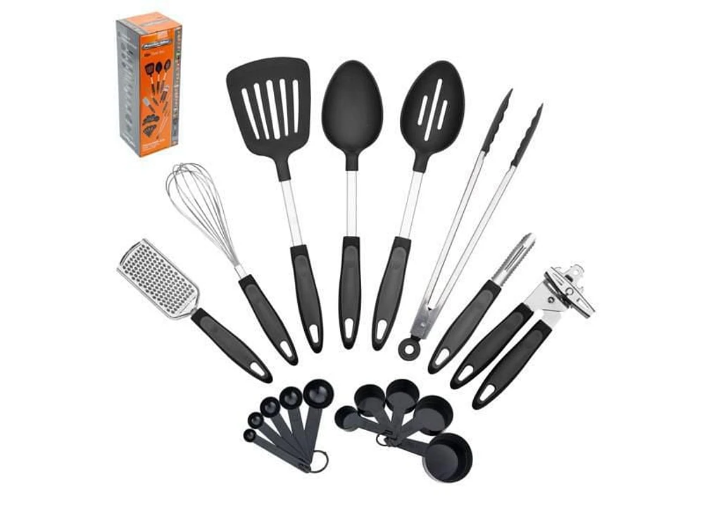 Ensemble de couverts et ustensiles de cuisine Proctor Silex, 18 pièces