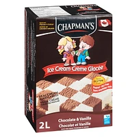 Chapman's Markdale Creamery Chocolate Vanilla Checkerboard Ice Cream, 2L