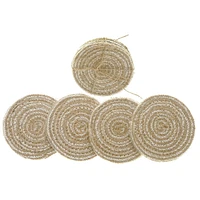 4 Coaster De Ligne Ronde Pc