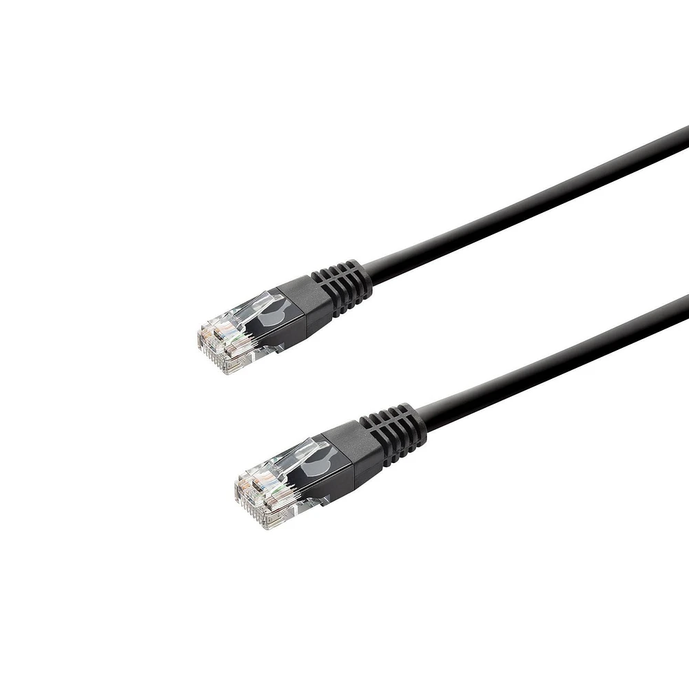 ONN ™ 15.2 meter RJ45 CAT 5E Network Cable (Black)