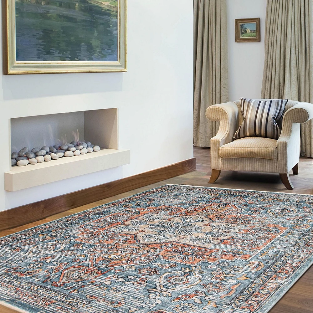 Tapis ECARPET Traditionnel Ultra Doux Collection Bahama Heriz