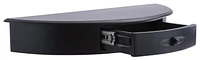 kieragrace Providence Morris Half Moon Shelf - Black, Matte Finish