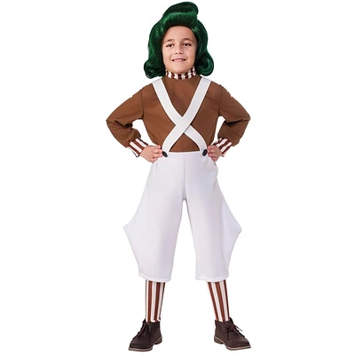 Déguisement Willy Wonka and the Chocolate Factory Oompa Loompa pour enfant