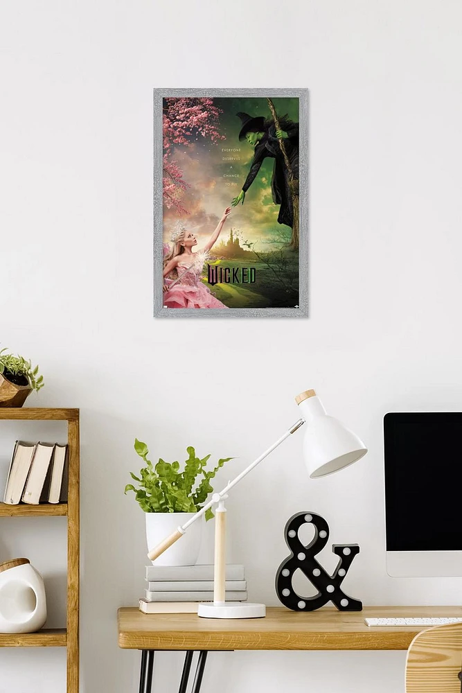 Wicked - One Sheet Wall Poster, 14.725" x 22.375" Framed