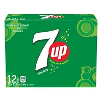 7UP Soft Drink, 355 mL Cans, 12 Pack, 12x355mL