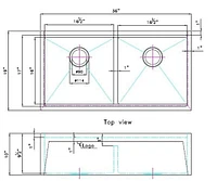 American Imaginations 36-in. W CSA Approved Stainless Steel Kitchen Sink With 1 Bowl And 16 Gauge AI-29287