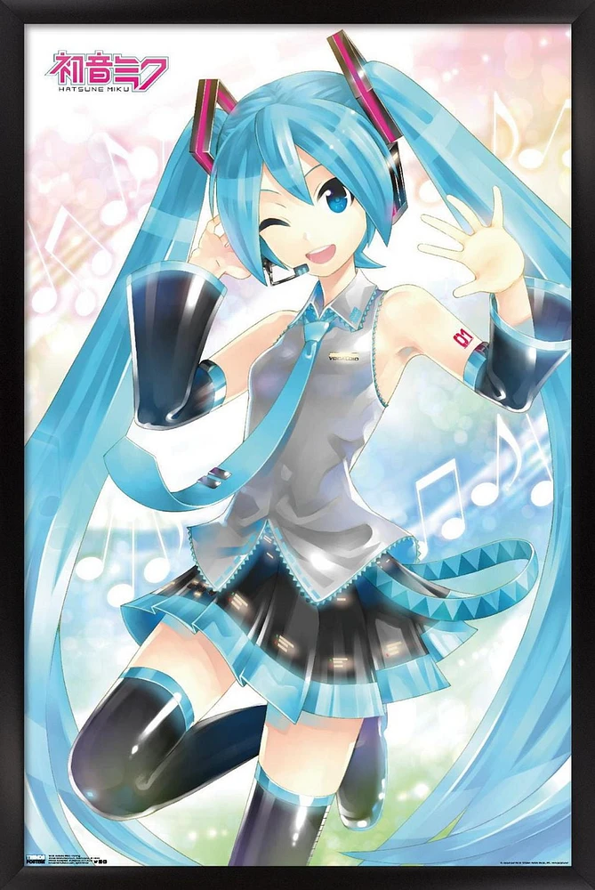 Hatsune Miku - Waving Wall Poster