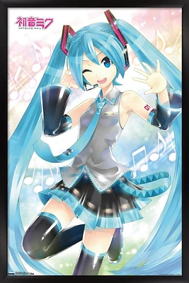 Hatsune Miku - Waving Wall Poster