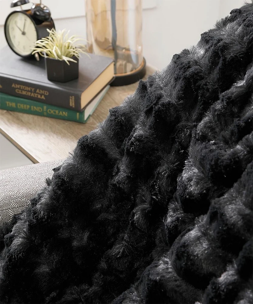Swift Home Luxury Faux Fur Throw