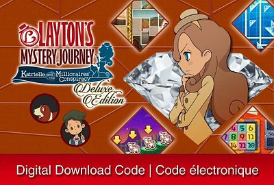 Layton's Mystery Journey: Katrielle and the Millionaires' Conspiracy - Deluxe Edition - Nintendo Switch [Digital Code]