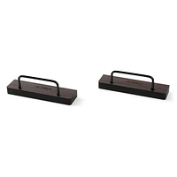 Victrola Vinyl Record Shelves - Pair - Espresso