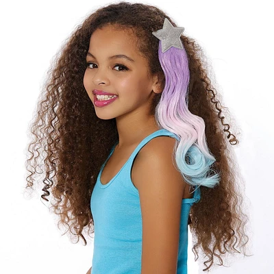 Filles Way To Celebrate Clip Extension Cheveux Etoile Pailleté Pastel
