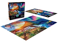 Buffalo Games - Vivid Collection - Icelandic Mountain - 300 Piece Jigsaw Puzzle