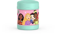 Thermos Kids Pot alimentaire FUNtainer isolé sous vide en acier inoxydable, 295 ml, princesse 10 Oz/295 ml, sans BPA