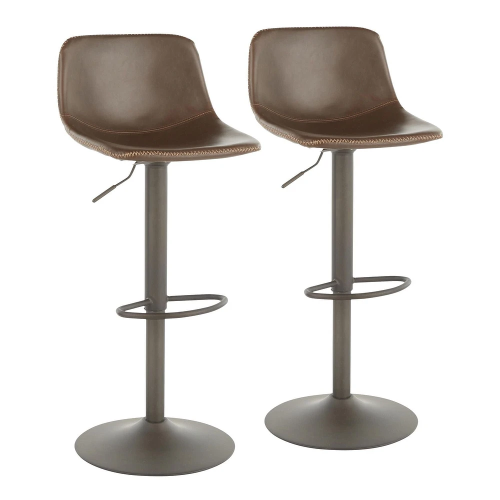 Tabouret à hauteur de bar Duke de LumiSource, Ensemble de 2