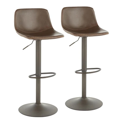 Tabouret à hauteur de bar Duke de LumiSource, Ensemble de 2